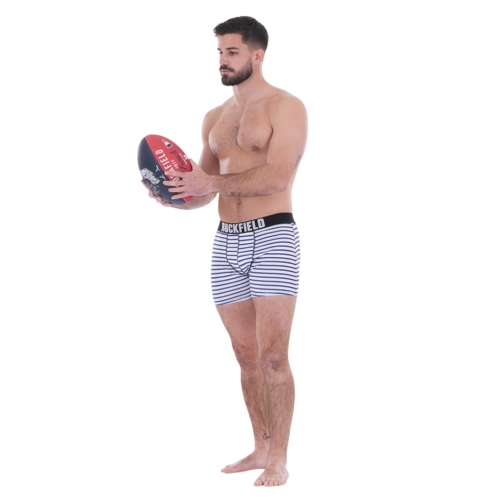 Boxer French Rugby Club Bleu/Blanc Rayé Ruckfield