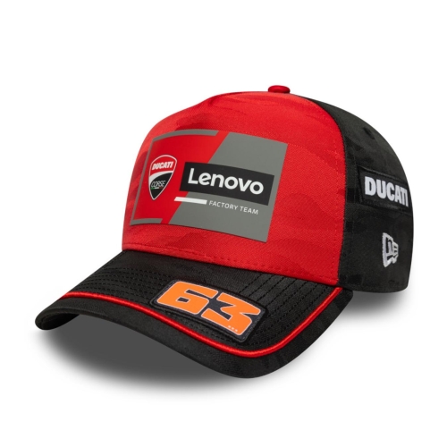 Ducati New Era A-Frame Pecco Bagnaia Black Cap