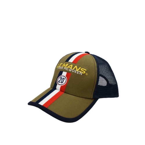 STEVE MCQUEEN Racing Trucker Cap - blue