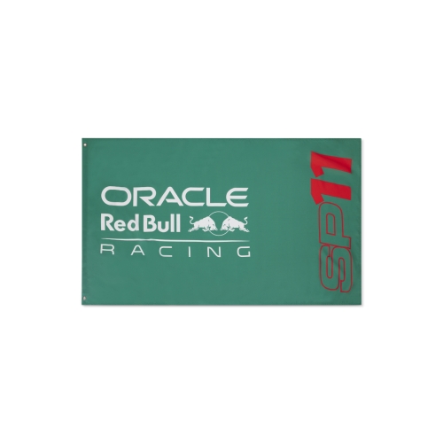 RED BULL Driver Sergio Perez Flag - green
