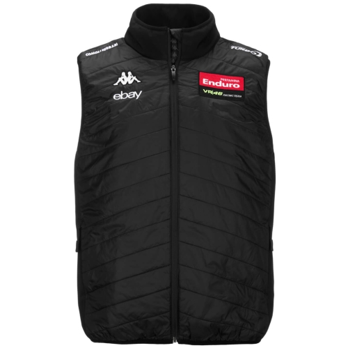 VALENTINO ROSSI Kappa Team Enduro Men's Sleeveless Waistcoat - black KAP24_GIL_END