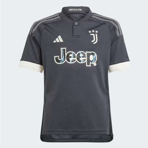 Juventus Third Jersey 2023/2024 Gray Junior Size 8 Years