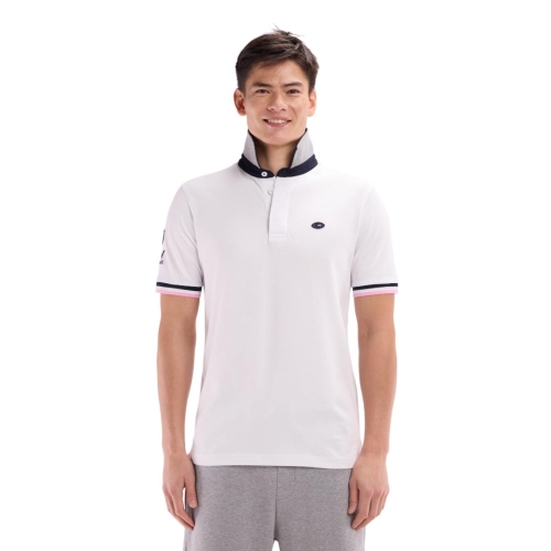 Short-Sleeve Cotton Rugby Jersey XV Of France Eden Park