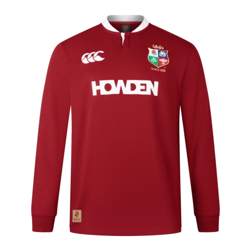 Maillot Manches Longues Lions Britanniques Unisexe Rouge Canterbury