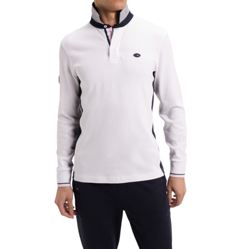 France XV Long Sleeve White Jersey with Rooster Embroidery - Eden Park