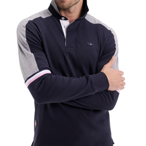 Maillot Manches Longues XV De France Marine Eden Park