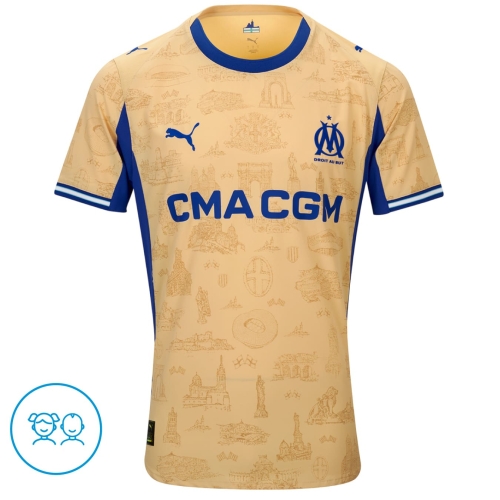 Maillot OM Marseille Monumentale 25/26 Junior