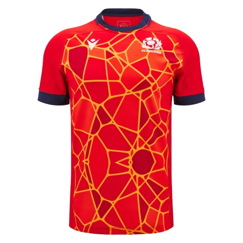 Scotland Red Training Rugby Jersey Macron