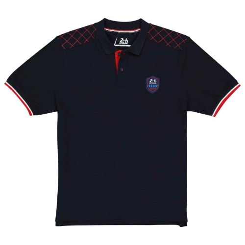 24H DU MANS Corpo men's Poloshirt - blue