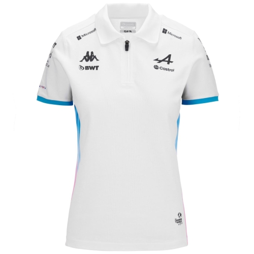 BWT Alpine F1® Team 2024 White Women Polo