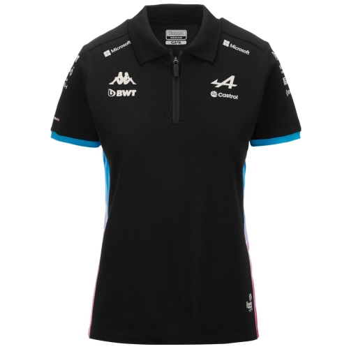 BWT Alpine F1® Team 2024 Black Women Polo