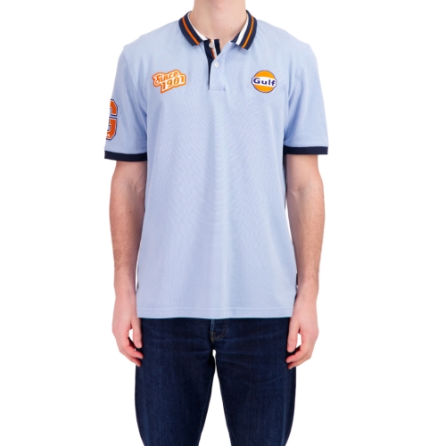 Gulf Varsity Blue Polo Men