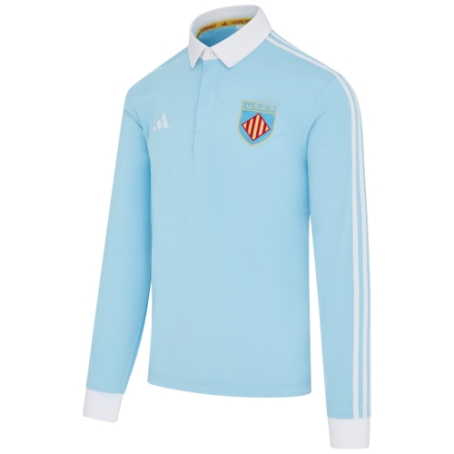 USA Perpignan Long Sleeves Heritage Polo Shirt - Adidas