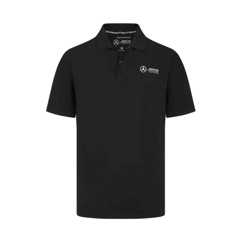 MERCEDES AMG Fan Men's Poloshirt - Black MGP24_PLH_FAN