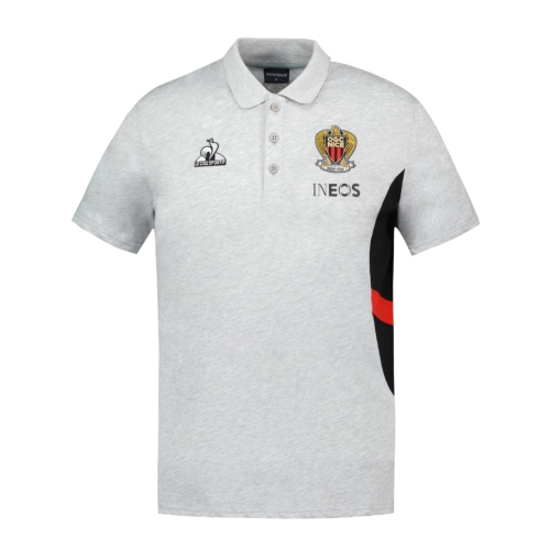 OGC Nice Pre Match Polo 2024-2025 Man Grey