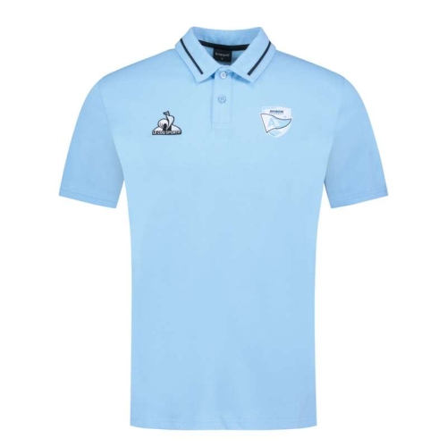 Polo Présentation Aviron Bayonnais Bleu Ciel 25/26 Le Coq Sportif