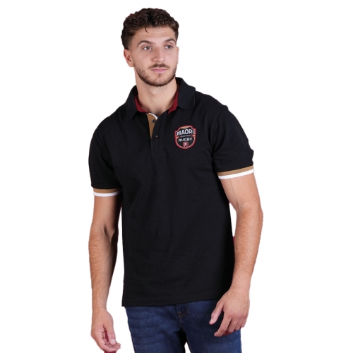 Ruckfield Polo Maori Rugby Black