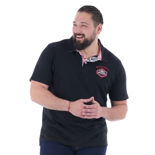 Maori Rugby Polo Black Ruckfield