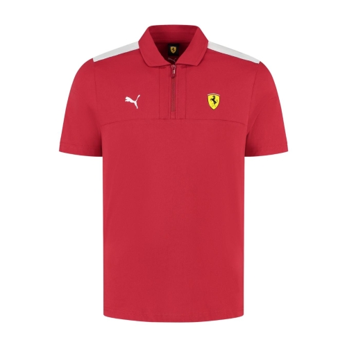 Men Scuderia Ferrari Polo Dark Cherry