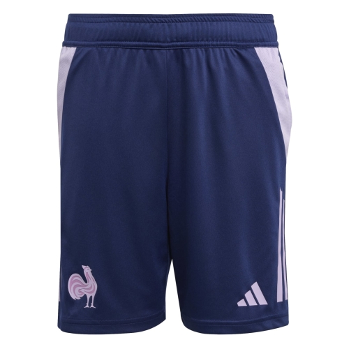 Kids’ France Rugby Gym Shorts Dark Blue Adidas 25/26
