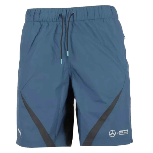 BMW MOTORSPORT Puma Logo Men's Short - Blue PUM24_PAH_SHO