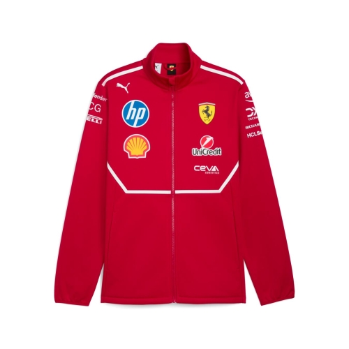 Men Scuderia Ferrari Softshell Dark Cherry