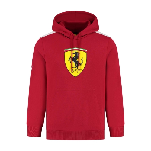 Men Scuderia Ferrari Hoodie Dark Cherry