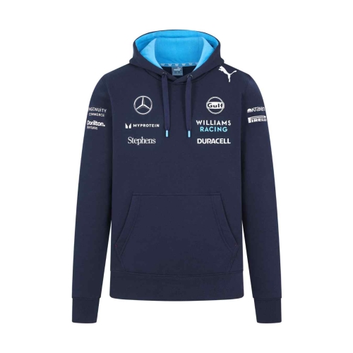 WILLIAMS F1  Team Men's Hooded Sweatshirt - blue WLM24_SWH_TEA