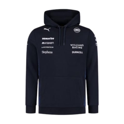 Men Williams Racing Hoodie Navy