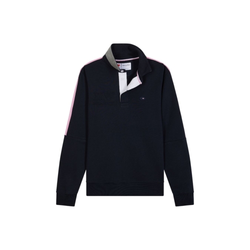 Navy Cotton Collar Sweatshirt XV de France Eden Park