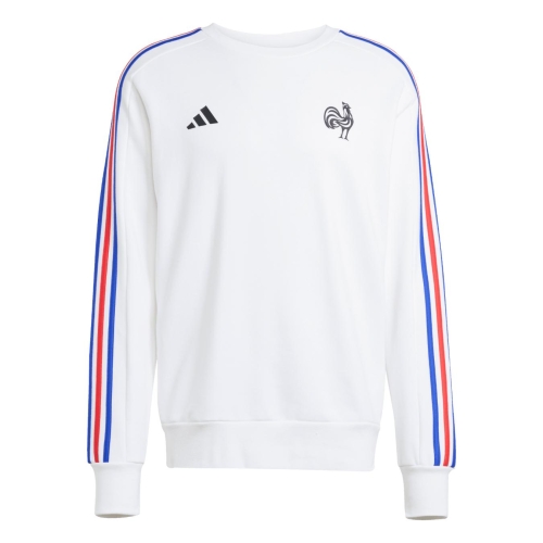 France Rugby Cotton White Sweatshirt Adidas