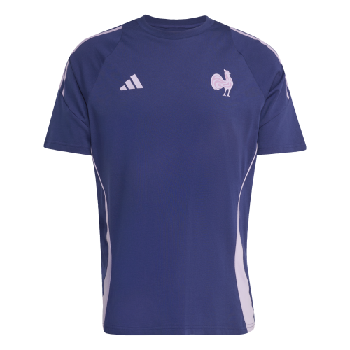 France Rugby FFR Cotton T-Shirt Dark Blue 25/26 Adidas