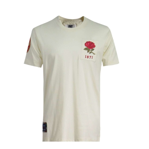England 1871 Rugby T-Shirt Ecru