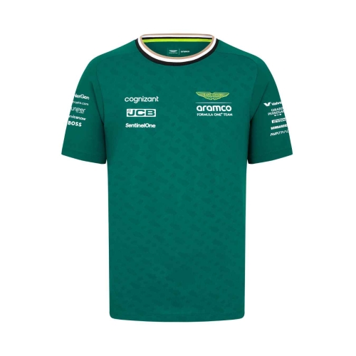 ASTON MARTIN Fernando Alonso Child's T-shirt - green ASM24_TSE_ALO