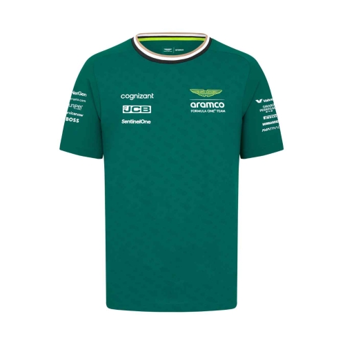 ASTON MARTIN Team Child's T-shirt - green ASM24_TSE_TEA