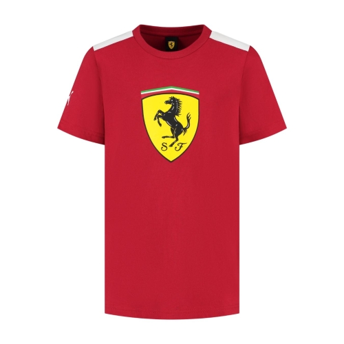 Ferrari F1 Large Logo Dark Cherry T-Shirt Men