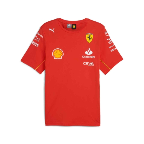 FERRARI F1 Team Men's T-shirt - red FER24_TSH_TEA