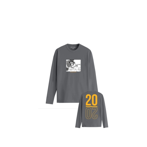 STEVE MCQUEEN Hero Seven 2020 Men's Long Sleeves T-shirt - grey