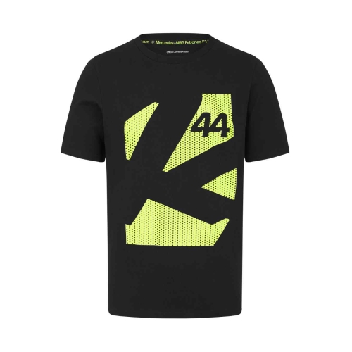 MERCEDES AMG Lewis Hamilton Men's T-shirt - Black MGP24_TSH_LHF