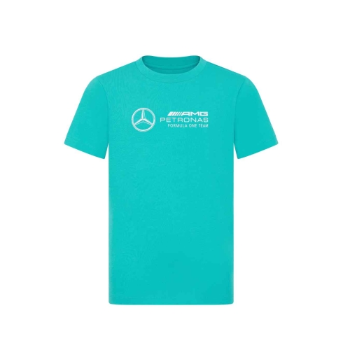 MERCEDES AMG Logo Child's T-shirt - Blue MGP24_TSE_LOG