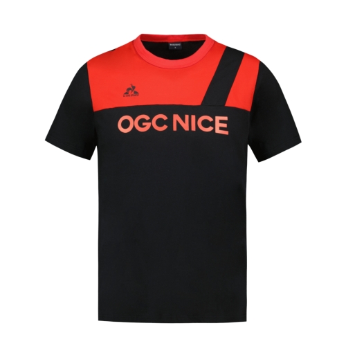 OGC Nice Fanwear 2024-2025 Men's Red/Black T-shirt