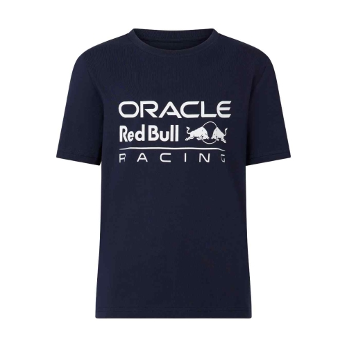 RED BULL Castore Logo Child's T-Shirt - blue RBR24_TSE_LOG