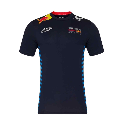 RED BULL Castore Verstappen Men's T-Shirt - blue RBR24_TSH_MVE