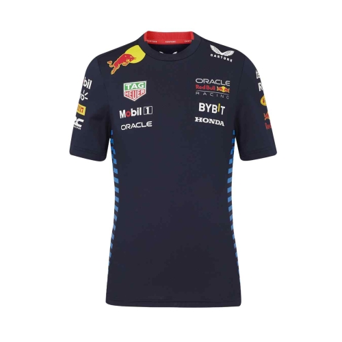 RED BULL Castore Replica Team Child's T-Shirt - blue RBR24_TSE_TEA