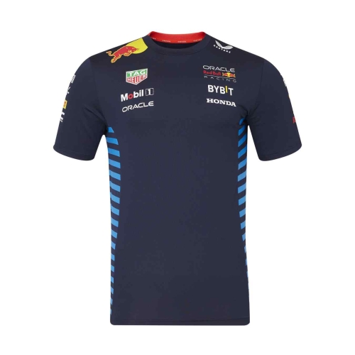 RED BULL Castore Replica Team Men's T-Shirt - blue RBR24_TSH_TEA