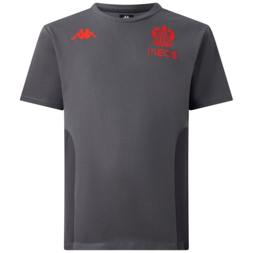 OGC Nice Staff Travel T-Shirt 2025/2026 Grey