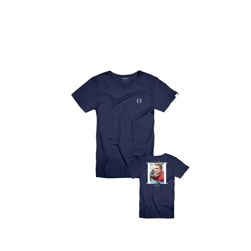 STEVE MCQUEEN Hero Seven Hero Men's T-shirt - dark blue