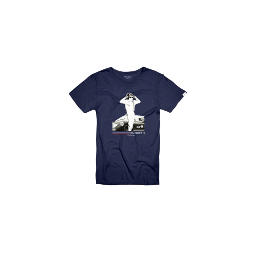 STEVE MCQUEEN Hero Seven Driver Men's T-shirt - blue