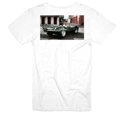 STEVE MCQUEEN Hero Seven Printemps Car Men's T-shirt - White