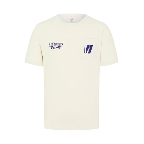 WILLIAMS F1 Silverstone GP Men's T-shirt - white WLM24_TSH_SIL